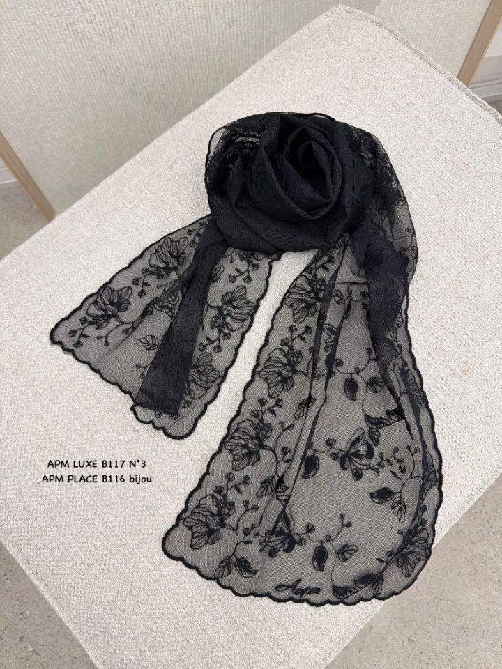 N3東大門實拍女裝新品真品26春夏職業人氣推薦圍巾披肩蕾絲N3圍巾/披肩圖色4