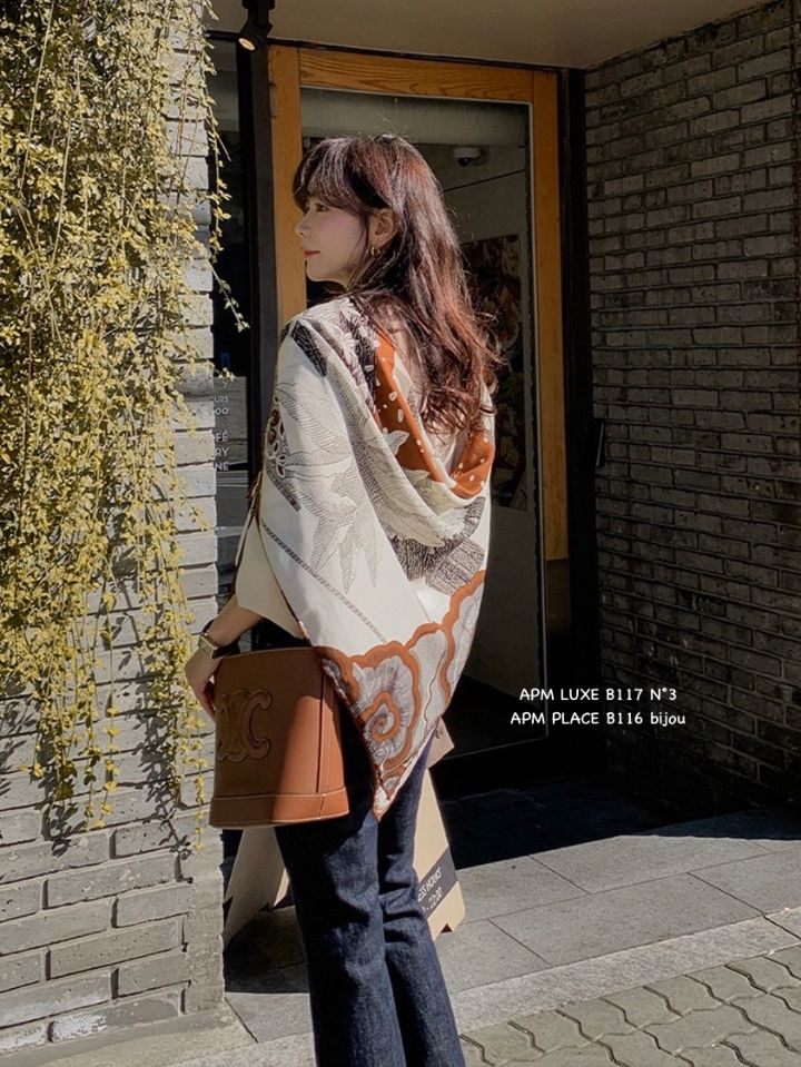 N3韓國直郵女士新品休閑真品26春夏推薦圍巾披肩不含內搭N3圍巾/披肩