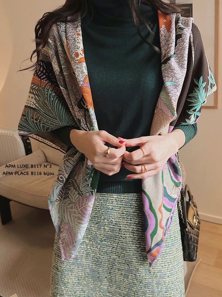 N3韓國直郵女士新品休閑真品26春夏推薦圍巾披肩不含內搭N3圍巾/披肩