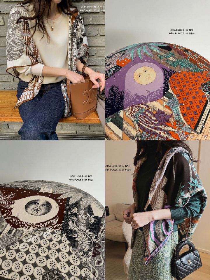 N3韓國直郵女士新品休閑真品26春夏推薦圍巾披肩不含內搭N3圍巾/披肩