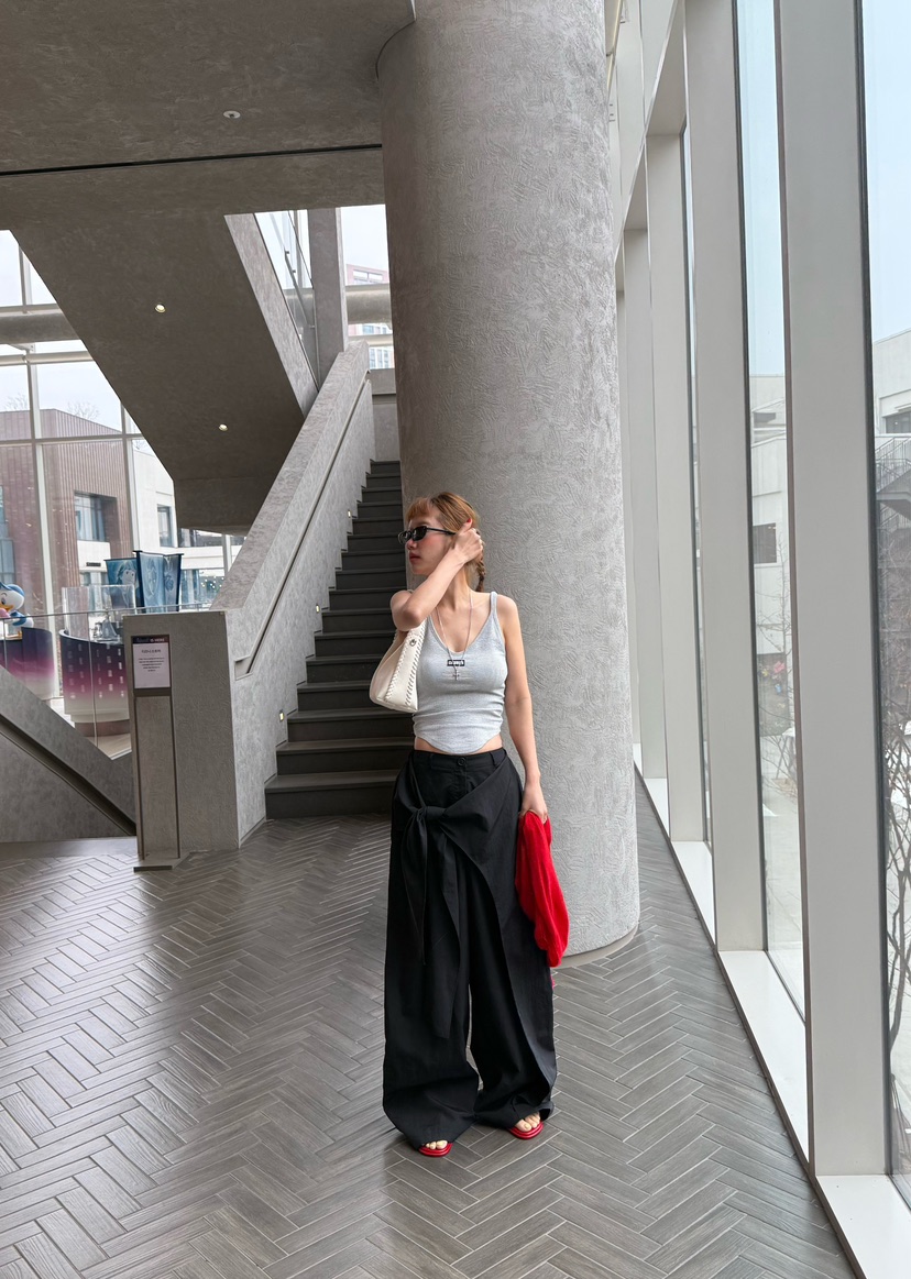 DENVER韓國代購女裝新品休閑熱賣職業人氣休閑褲不含屁簾DENVER休閑褲圖色3