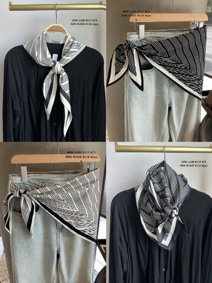 N3韓國直郵女士新品人氣熱賣職業推薦26春夏圍巾披肩圍巾N3圍巾/披肩