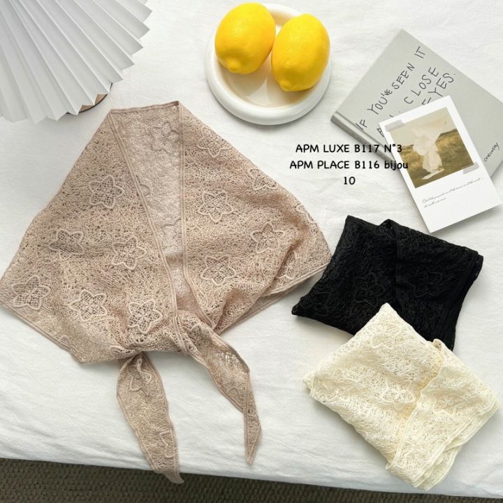 N3韓國代購女士新款人氣時尚推薦休閑26春夏圍巾披肩蕾絲N3圍巾/披肩