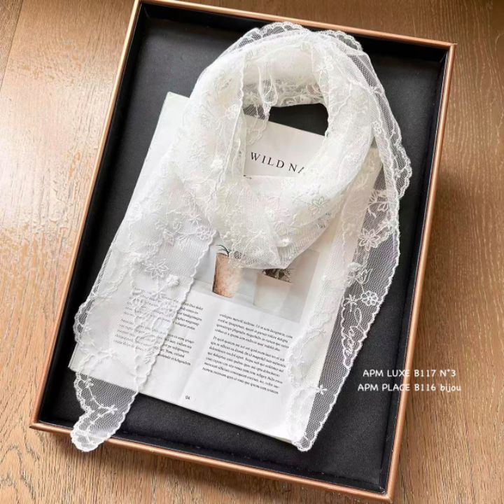 N3東大門代購女士新款職業熱賣推薦休閑時尚圍巾披肩蕾絲N3圍巾/披肩