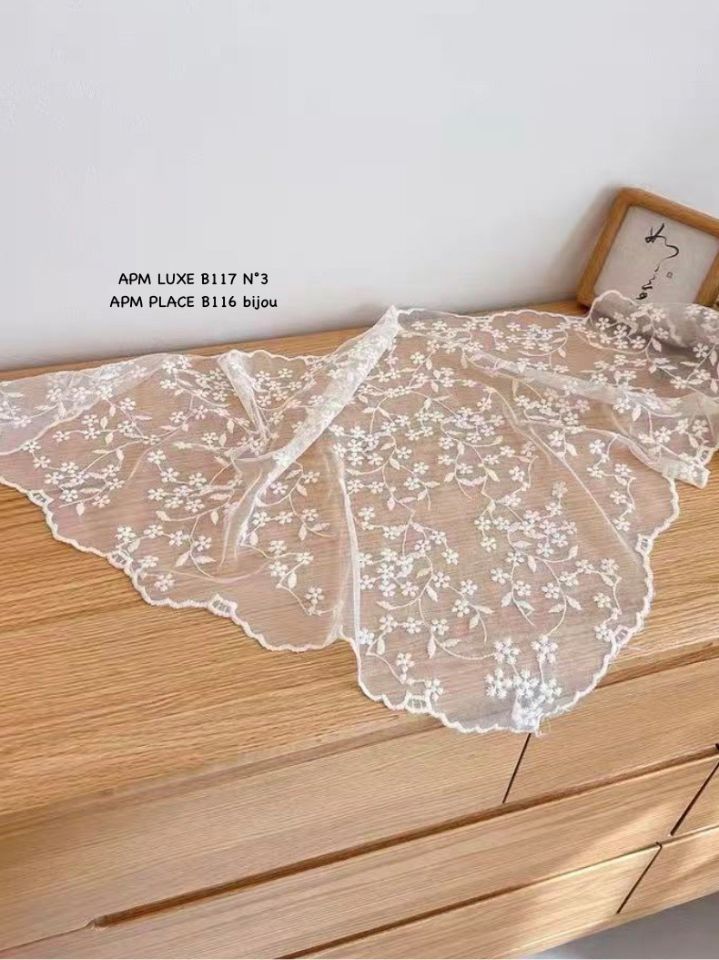 N3韓國直郵女士新款真品人氣休閑26春夏職業圍巾披肩蕾絲N3圍巾/披肩