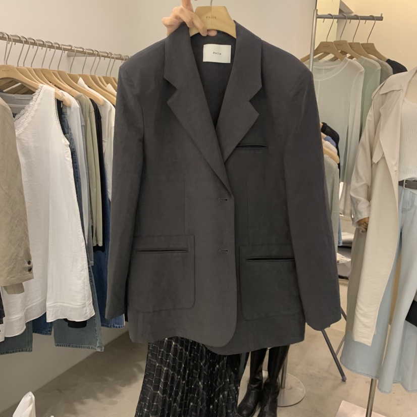 PHILO韓國直郵女士新款熱賣人氣真品推薦職業休閑時尚夾克PHILO夾克圖色3