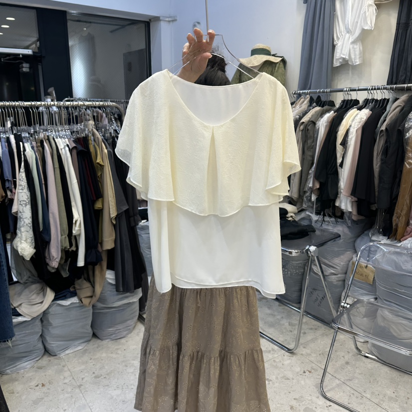 MARIGOLD東大門直郵女士新品26春夏人氣真品推薦襯衫蕾絲衫MARIGOLD襯衫/蕾絲衫圖色1