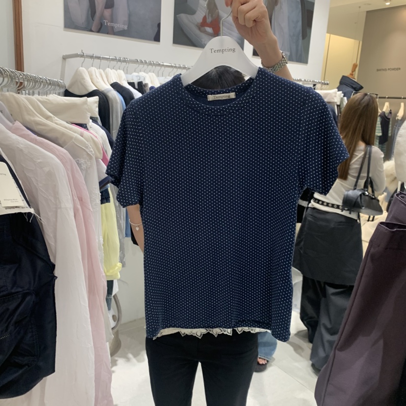 TEMPTING東大門直郵女士新品時尚真品熱賣推薦T恤不含吊帶TEMPTINGT恤圖色1