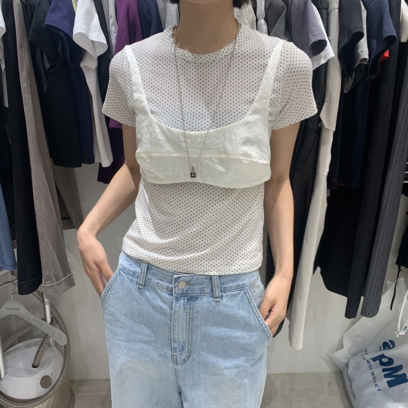 TEMPTING東大門直郵女士新品時尚真品熱賣推薦T恤不含吊帶TEMPTINGT恤圖色3