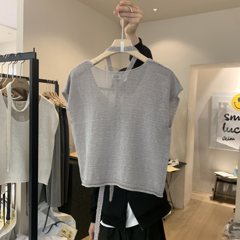 LA MAGIE FEMME韓國直郵女士新品真品人氣吊帶背心含脖帶Lamagie Femme吊帶/背心