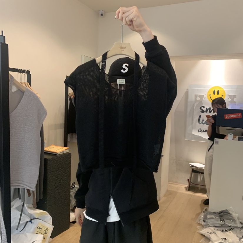 LA MAGIE FEMME韓國直郵女士新品真品人氣吊帶背心含脖帶Lamagie Femme吊帶/背心圖色4