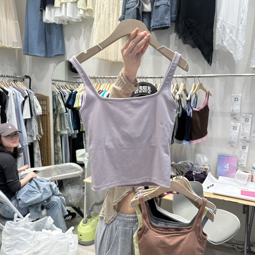 HOT PLACE/DREAM GIRIS/HOT ISSUE東大門代購女裝新款26春夏吊帶背心HOT PLACE/DREAM GIRIS/HOT ISSUE吊帶/背心