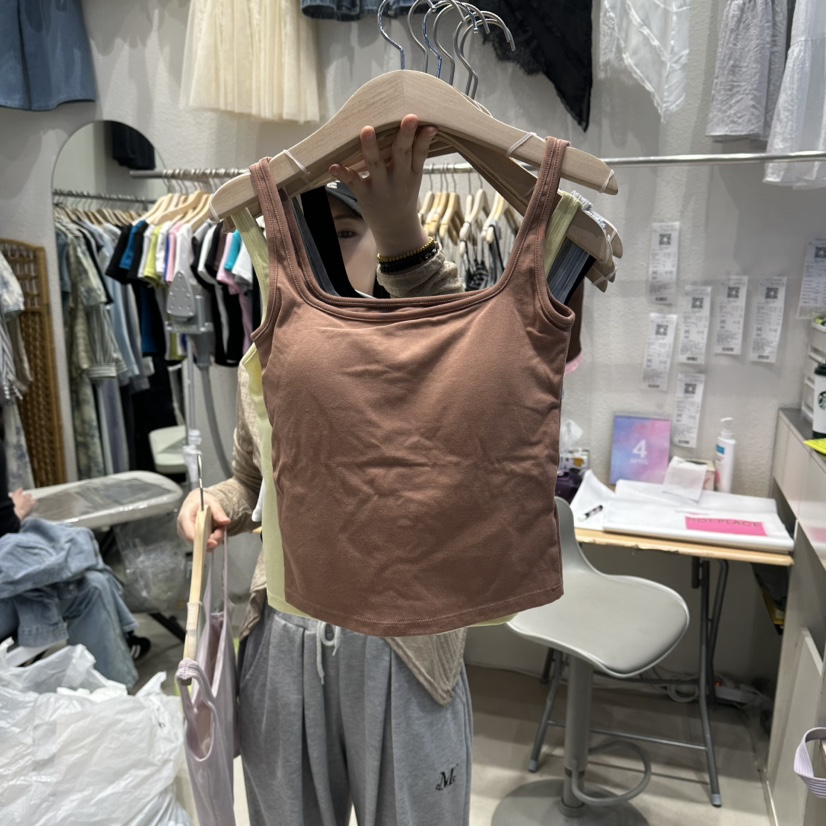 HOT PLACE/DREAM GIRIS/HOT ISSUE東大門代購女裝新款26春夏吊帶背心HOT PLACE/DREAM GIRIS/HOT ISSUE吊帶/背心圖色2