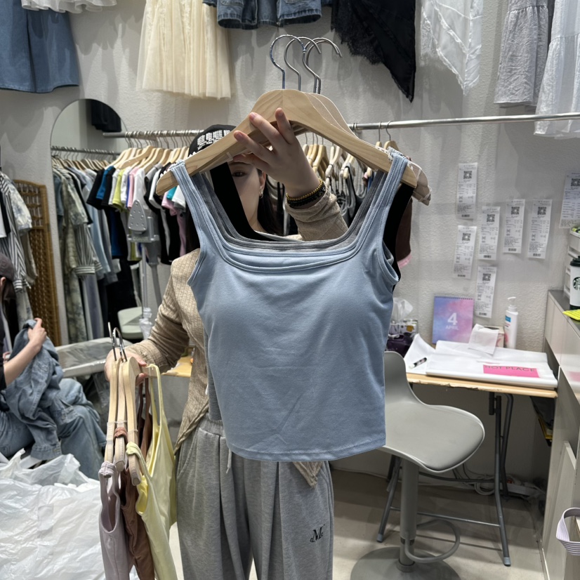 HOT PLACE/DREAM GIRIS/HOT ISSUE東大門代購女裝新款26春夏吊帶背心HOT PLACE/DREAM GIRIS/HOT ISSUE吊帶/背心圖色4