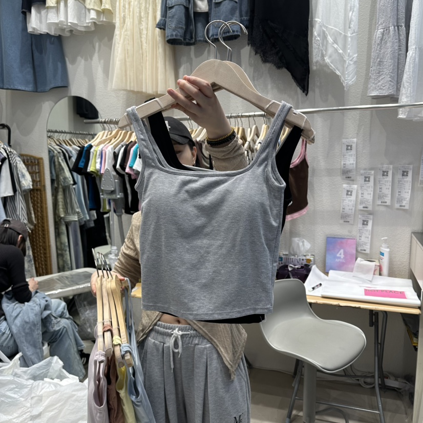 HOT PLACE/DREAM GIRIS/HOT ISSUE東大門代購女裝新款26春夏吊帶背心HOT PLACE/DREAM GIRIS/HOT ISSUE吊帶/背心圖色5