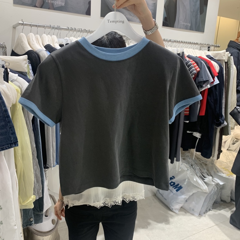 TEMPTING韓國代購女士新款推薦時尚熱賣職業人氣26春夏T恤TEMPTINGT恤圖色2