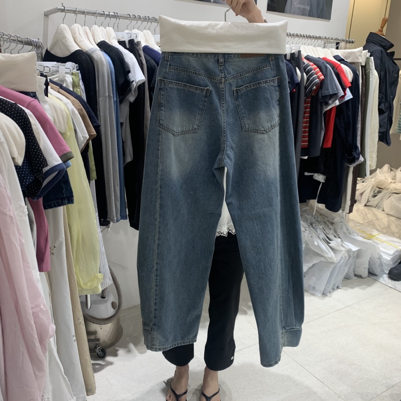 TEMPTING東大門實拍女士新款真品26春夏人氣熱賣職業牛仔褲TEMPTING牛仔褲