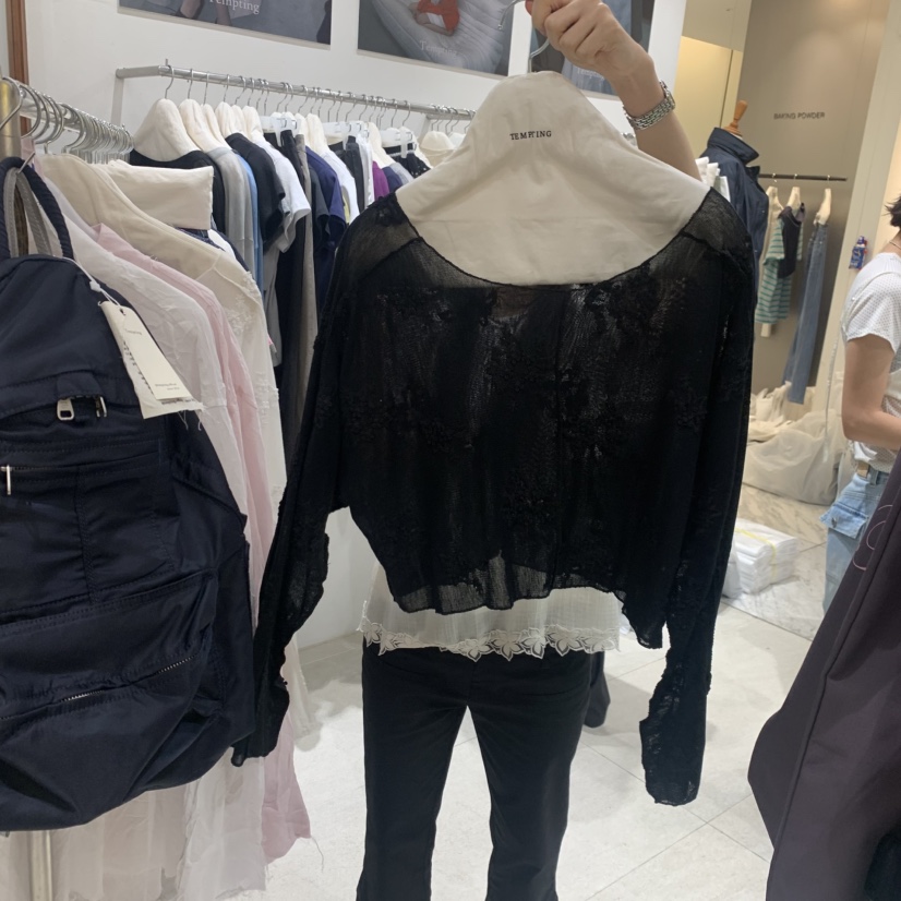 TEMPTING韓國直郵女裝新品熱賣真品推薦職業休閑人氣長袖T恤TEMPTING長袖T恤圖色2