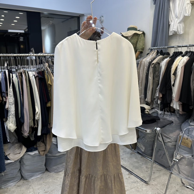 MARIGOLD韓國代購女士新款推薦時尚熱賣職業襯衫蕾絲衫披肩MARIGOLD襯衫/蕾絲衫