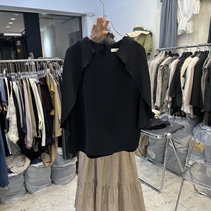 MARIGOLD韓國代購女士新款推薦時尚熱賣職業襯衫蕾絲衫披肩MARIGOLD襯衫/蕾絲衫圖色3