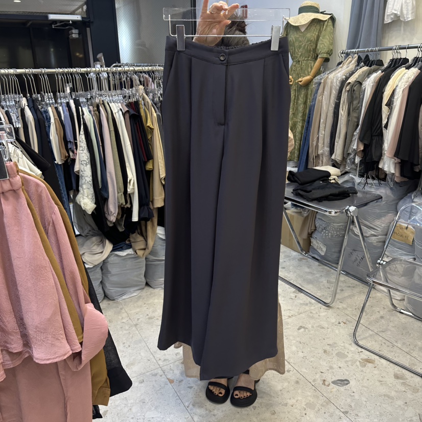 MARIGOLD韓國直郵女裝新款熱賣時尚26春夏真品推薦休閑褲MARIGOLD休閑褲圖色2墨色