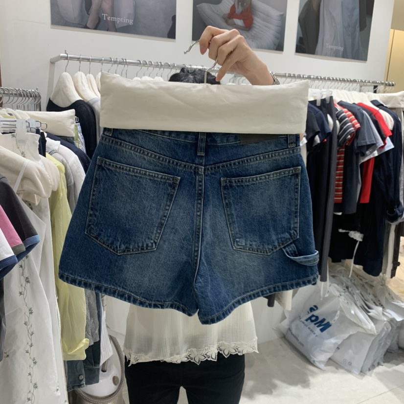 TEMPTING東大門直郵女裝新品休閑職業時尚熱賣人氣短褲毛圈TEMPTING短褲