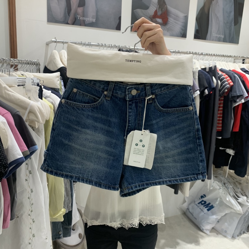 TEMPTING東大門直郵女裝新品休閑職業時尚熱賣人氣短褲毛圈TEMPTING短褲圖色1