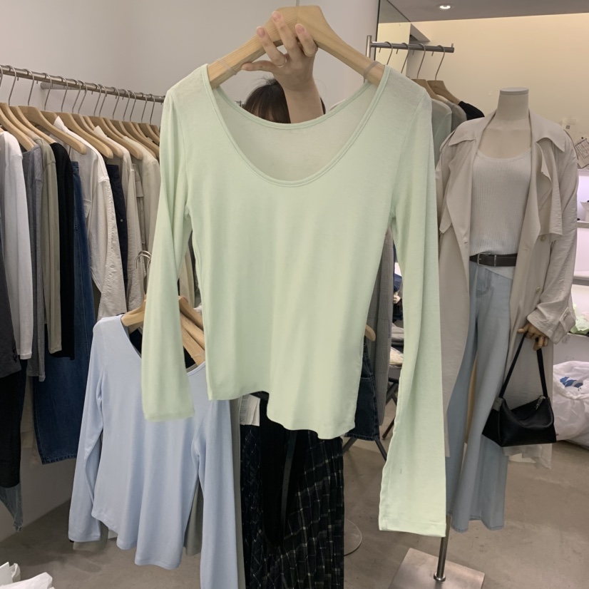 PHILO東大門代購女裝新款人氣26春夏休閑時尚長袖T恤亞麻PHILO長袖T恤