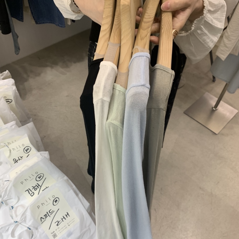 PHILO東大門代購女裝新款人氣26春夏休閑時尚長袖T恤亞麻PHILO長袖T恤