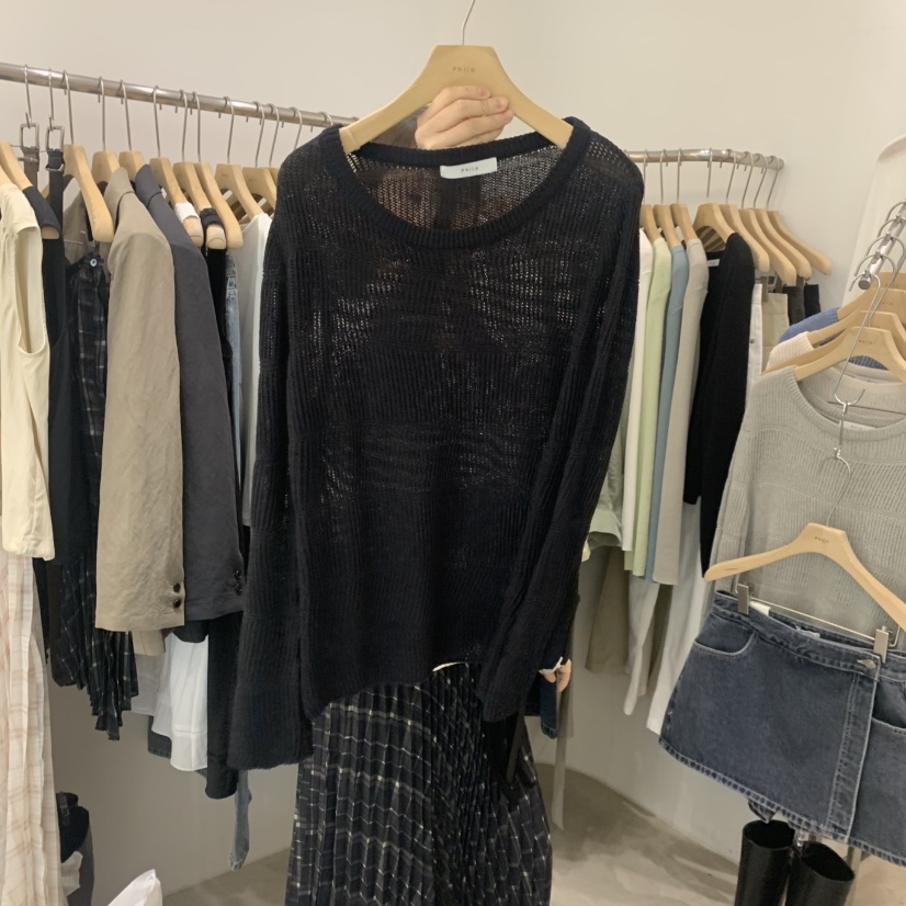 PHILO東大門代購女士新品熱賣時尚職業26春夏真品人氣針織衫PHILO針織衫圖色4