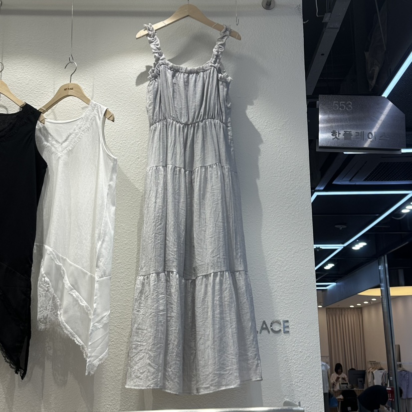 HOT PLACE/DREAM GIRIS/HOT ISSUE韓國直郵女裝新品真品連衣裙褶皺HOT PLACE/DREAM GIRIS/HOT ISSUE連衣裙圖色2
