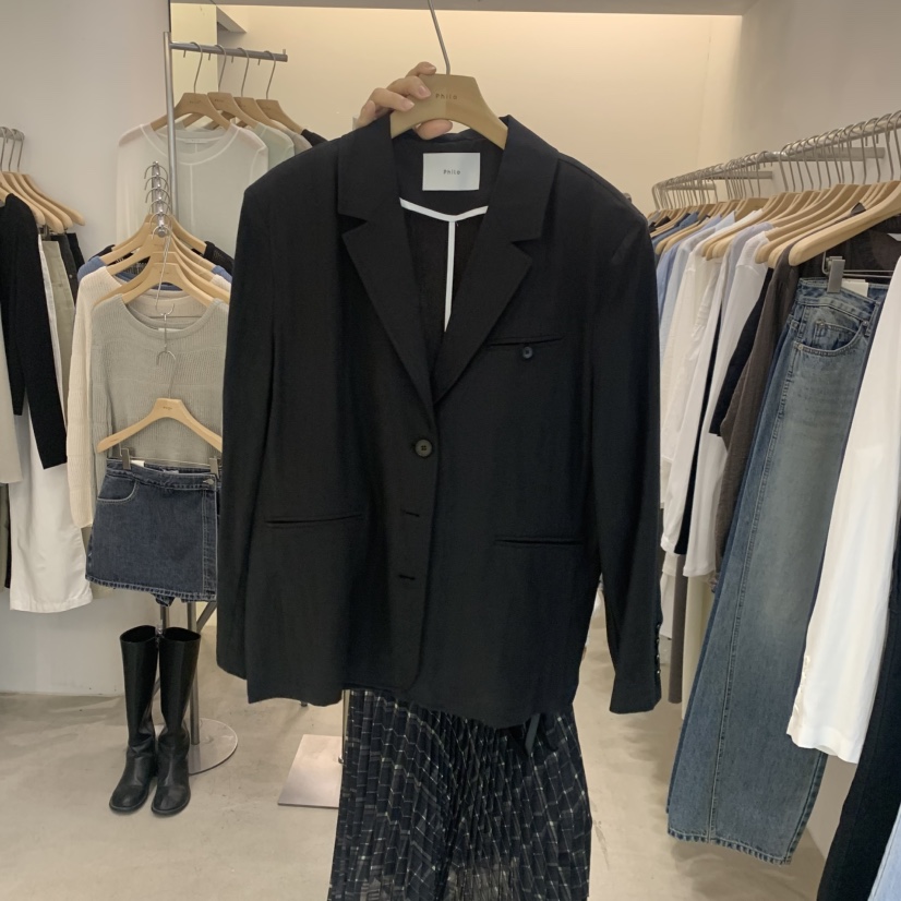 PHILO韓國直郵女士新品休閑人氣時尚26春夏推薦熱賣夾克寬松PHILO夾克圖色4