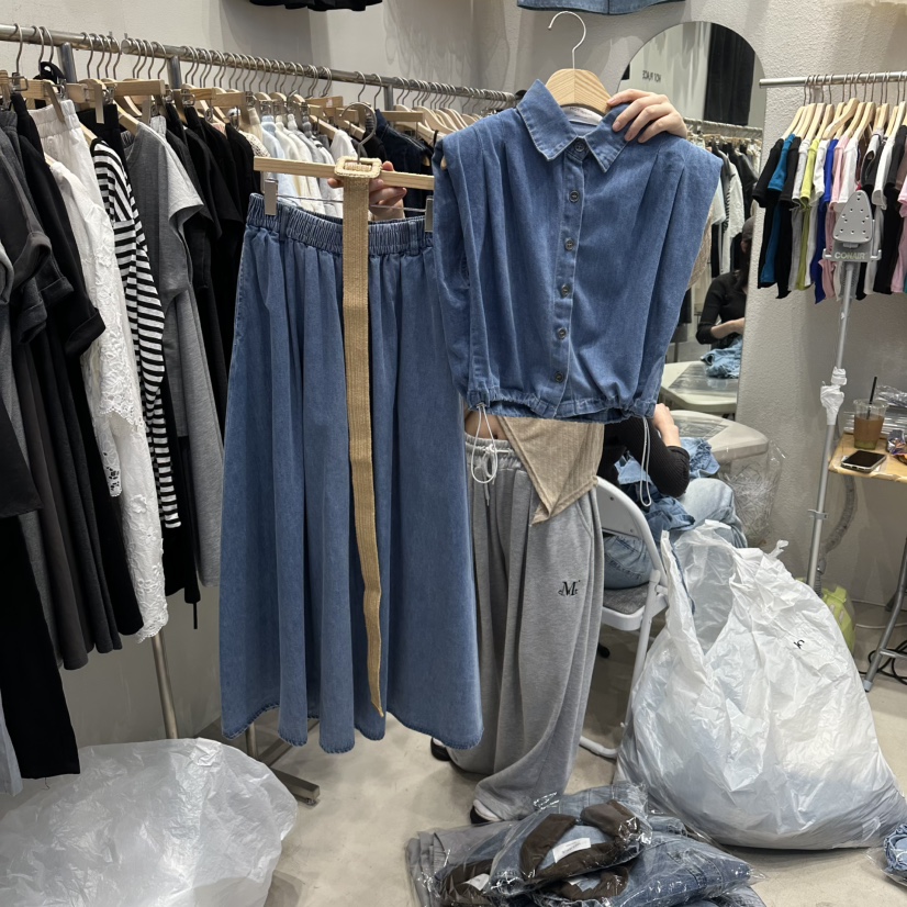 HOT PLACE/DREAM GIRIS/HOT ISSUE韓國代購女裝新款真品套裝三件套套裝HOT PLACE/DREAM GIRIS/HOT ISSUE套裝圖色1