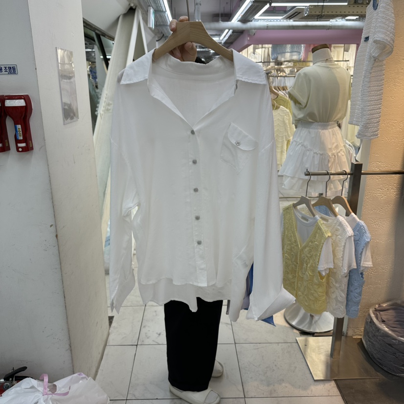 FLYFLY/LULULALLA/LIVE韓國代購女裝新款推薦襯衫蕾絲衫FLYFLY/LULULALLA/LIVE襯衫/蕾絲衫圖色1