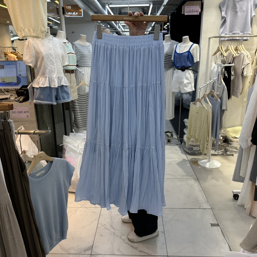 FLYFLY/LULULALLA/LIVE韓國直郵女裝新品職業人氣時尚長裙FLYFLY/LULULALLA/LIVE長裙圖色2