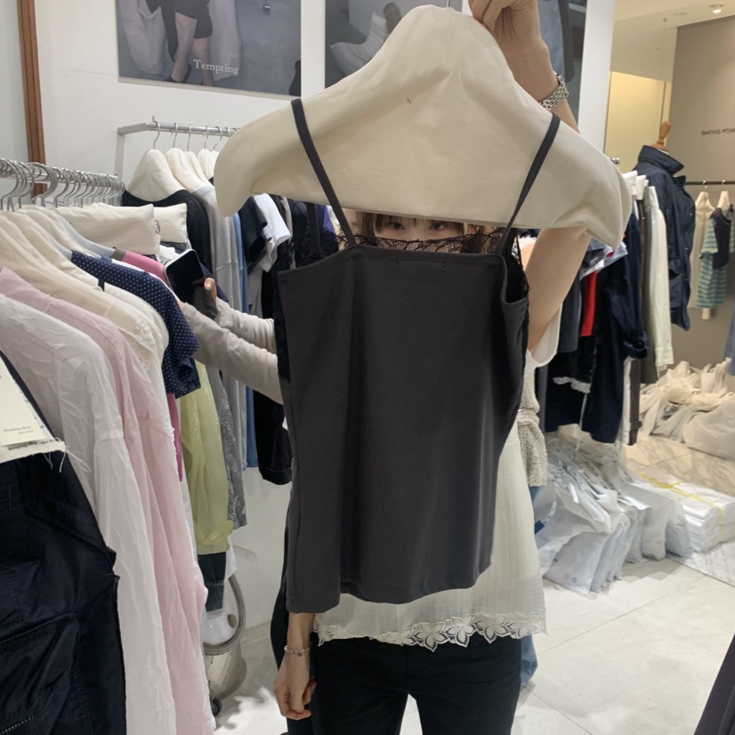 TEMPTING韓國代購女裝新款人氣時尚休閑真品職業吊帶背心TEMPTING吊帶/背心