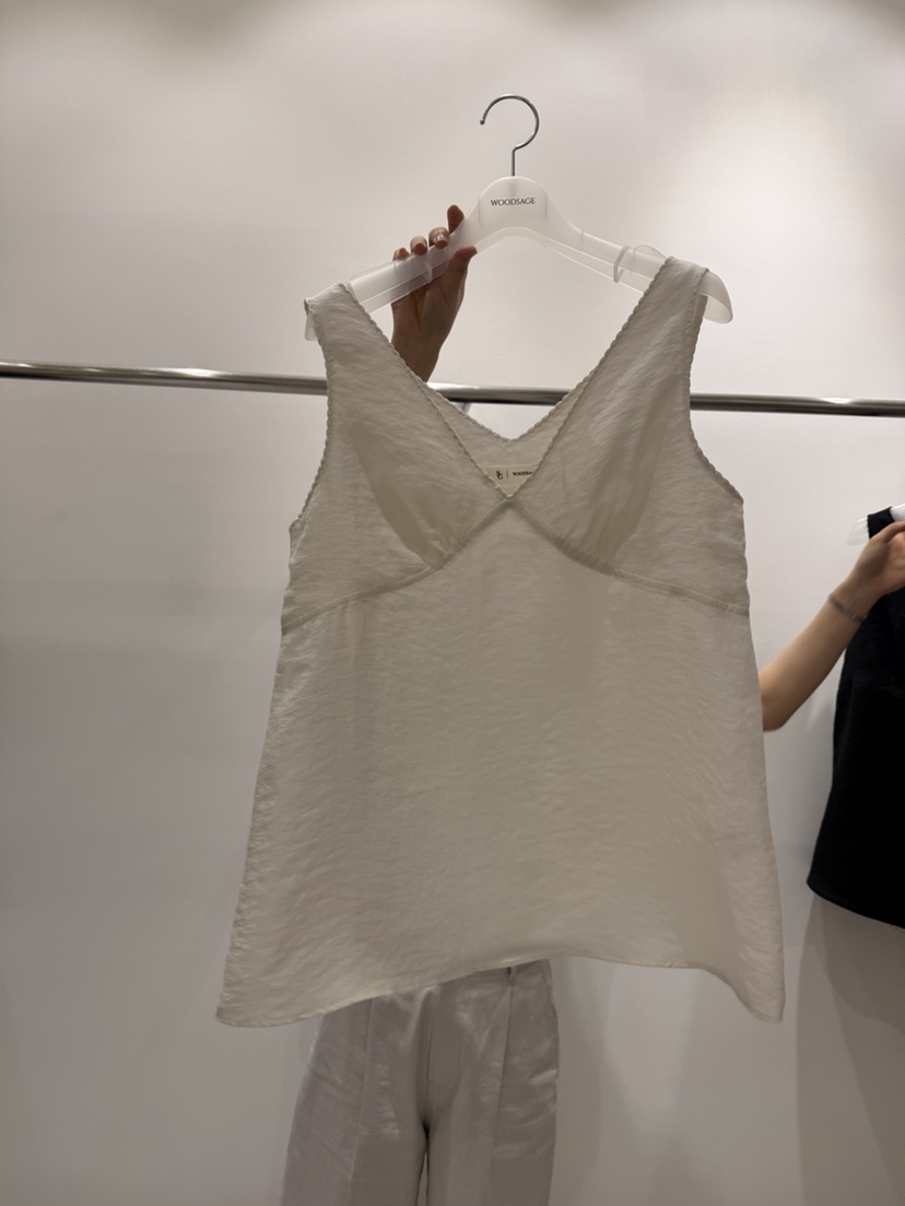 WOOD SAGE東大門代購女裝新款26春夏休閑職業真品吊帶背心WOOD SAGE吊帶/背心圖色3