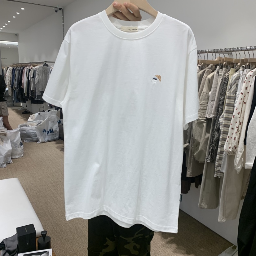 SELF SERVICE韓國代購女士新品真品26春夏休閑人氣職業T恤SELF SERVICET恤圖色2