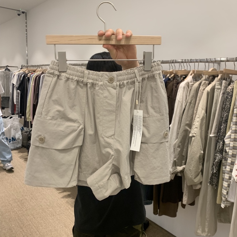 SELF SERVICE東大門實拍女士新品26春夏職業熱賣短褲工裝SELF SERVICE短褲圖色1