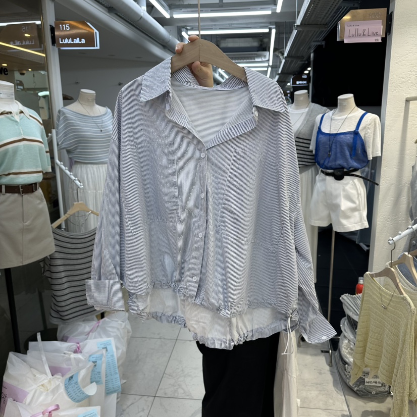 FLYFLY/LULULALLA/LIVE東大門實拍女裝新品推薦襯衫蕾絲衫FLYFLY/LULULALLA/LIVE襯衫/蕾絲衫圖色2