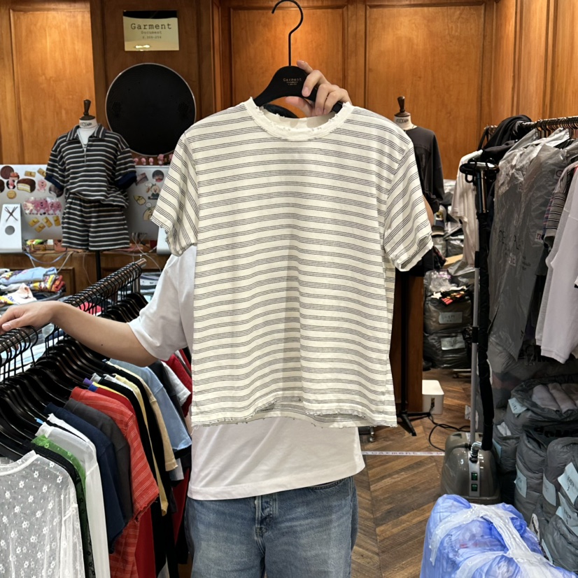 GARMENT-P韓國直郵女士新品真品時尚熱賣26春夏休閑人氣T恤GARMENTT恤圖色2