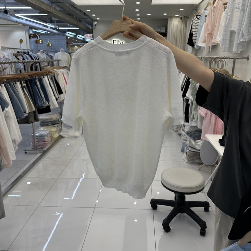 FLYFLY/LULULALLA/LIVE韓國代購女裝新品26春夏T恤紐扣FLYFLY/LULULALLA/LIVET恤