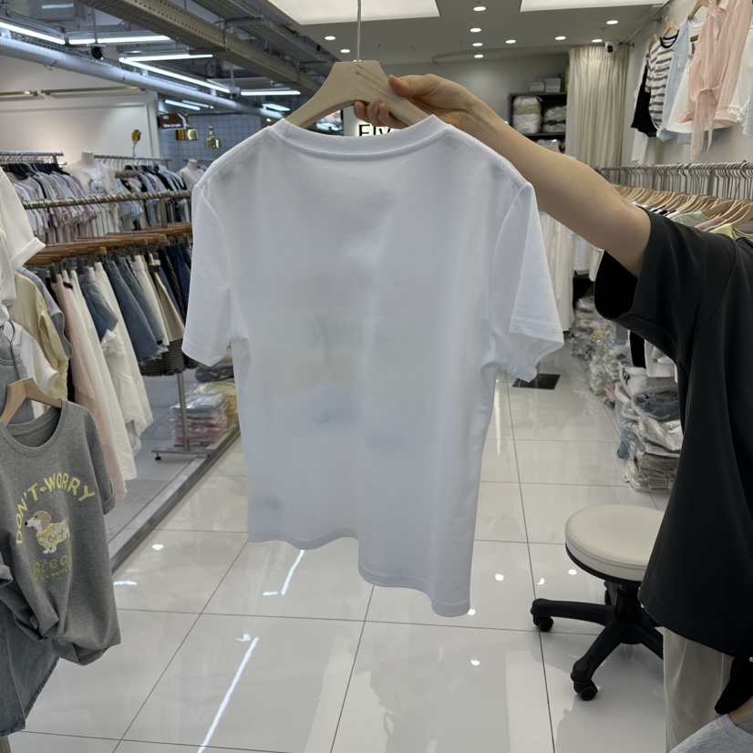 FLYFLY/LULULALLA/LIVE東大門實拍女士新款真品T恤刺繡FLYFLY/LULULALLA/LIVET恤