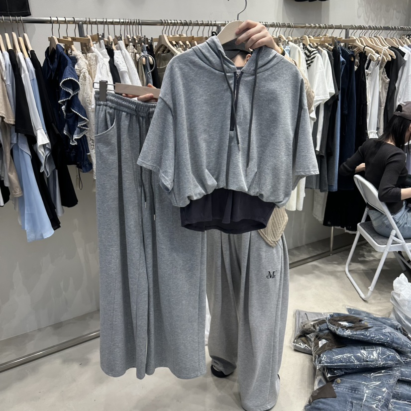 HOT PLACE/DREAM GIRIS/HOT ISSUE韓國直郵女裝新款時尚套裝連帽衫套裝HOT PLACE/DREAM GIRIS/HOT ISSUE套裝圖色4