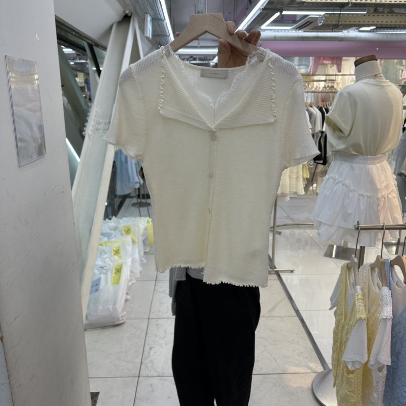 FLYFLY/LULULALLA/LIVE東大門代購女士新款休閑熱賣T恤FLYFLY/LULULALLA/LIVET恤圖色1