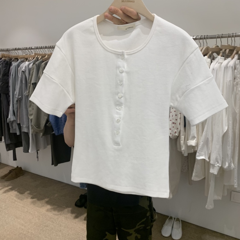SELF SERVICE東大門實拍女士新品時尚職業熱賣真品人氣T恤SELF SERVICET恤圖色2