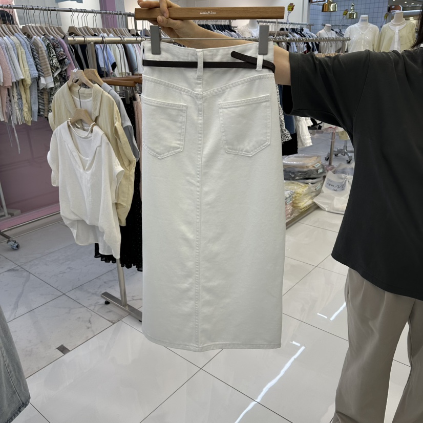 FLYFLY/LULULALLA/LIVE東大門實拍女裝新款真品長裙含腰帶FLYFLY/LULULALLA/LIVE長裙