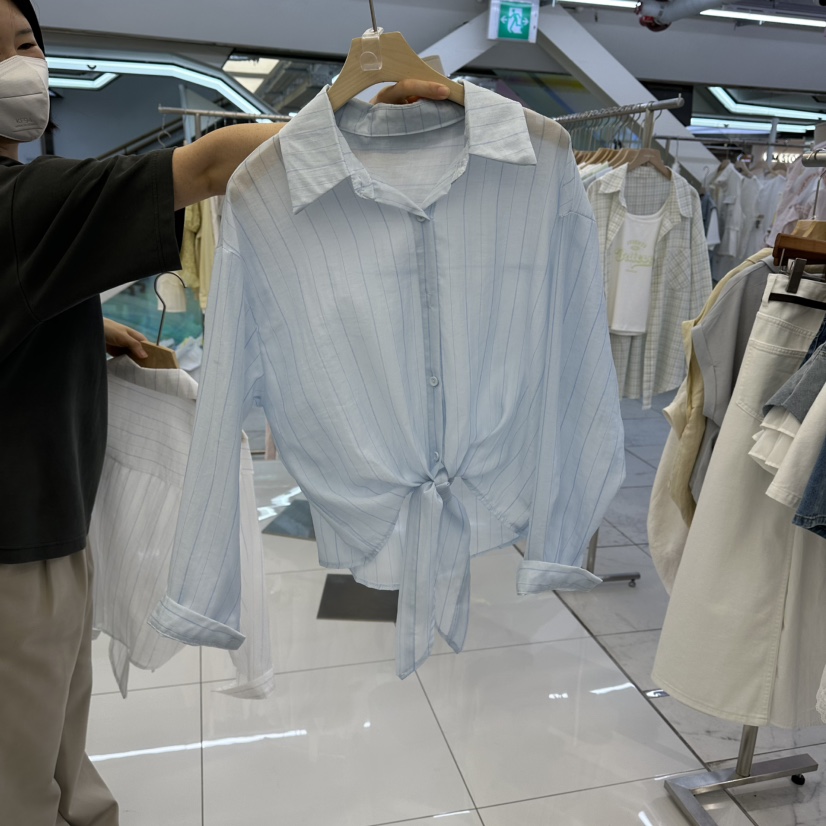 FLYFLY/LULULALLA/LIVE東大門實拍女士新品26春夏襯衫蕾絲衫FLYFLY/LULULALLA/LIVE襯衫/蕾絲衫圖色3