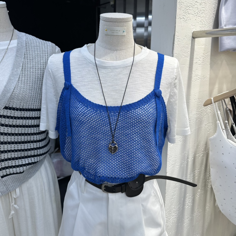 FLYFLY/LULULALLA/LIVE韓國直郵女裝新款休閑針織衫假兩件FLYFLY/LULULALLA/LIVE針織衫圖色2