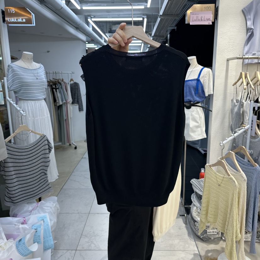 FLYFLY/LULULALLA/LIVE韓國代購女士新品真品26春夏吊帶背心FLYFLY/LULULALLA/LIVE吊帶/背心